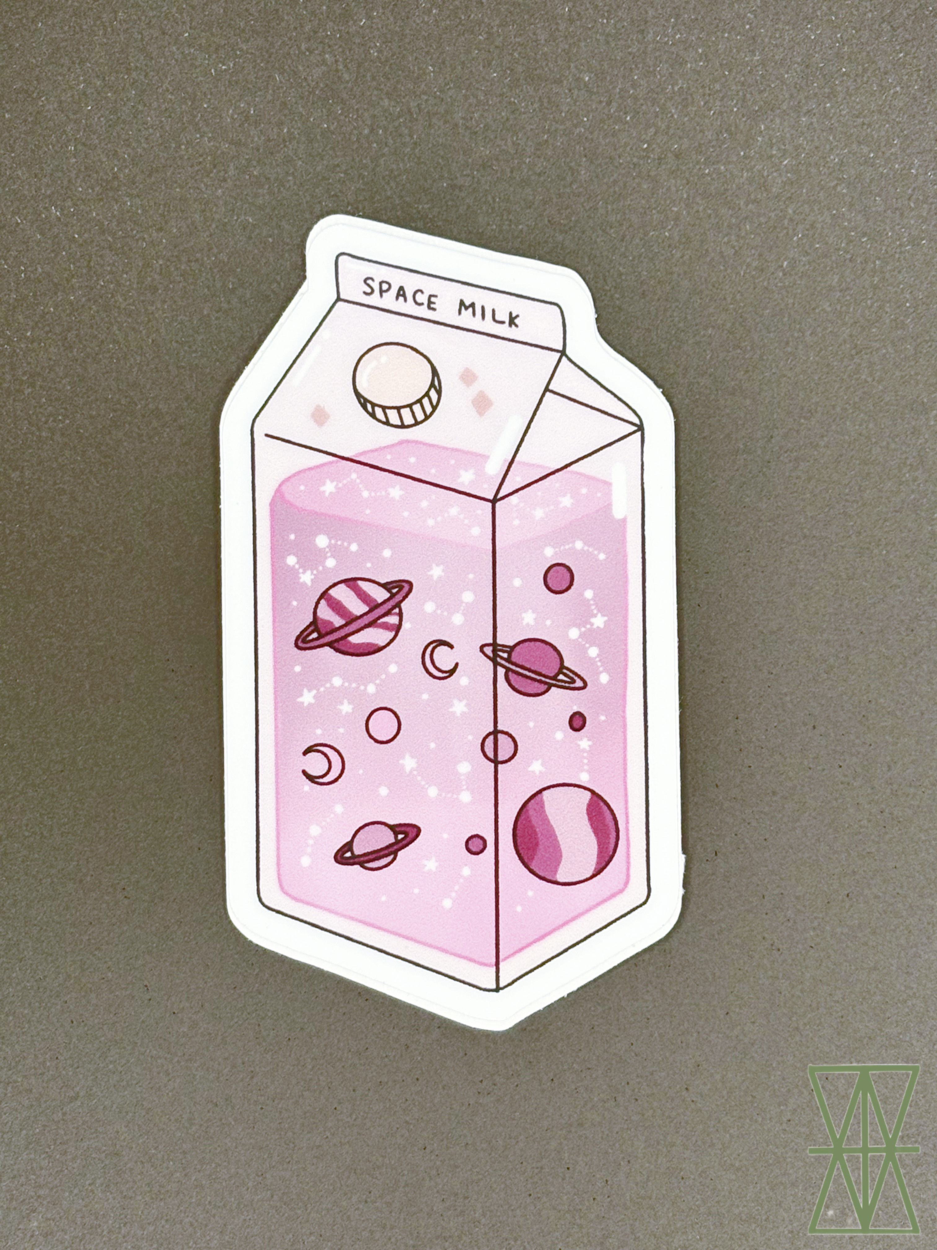 Space Milk Sticker