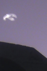 Invisible biological UFO filmed in the ultraviolet usin an X-Nite 330nm UV pass filter. questfortheinvisibles.co.uk