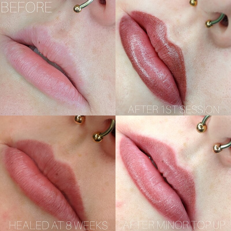 Lip tattooing healing info and instructions…