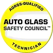 Auto Glass Safety Council technician badge.
