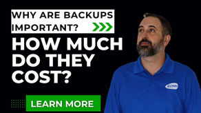 Why are backups important and how much do they cost?