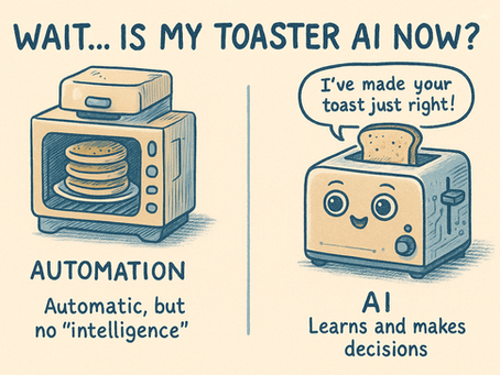 “Wait... Is My Toaster AI Now?” Kosh Making Sense of Automation vs AI, and the Hype for SMBs