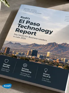 El Paso Tech report cover page