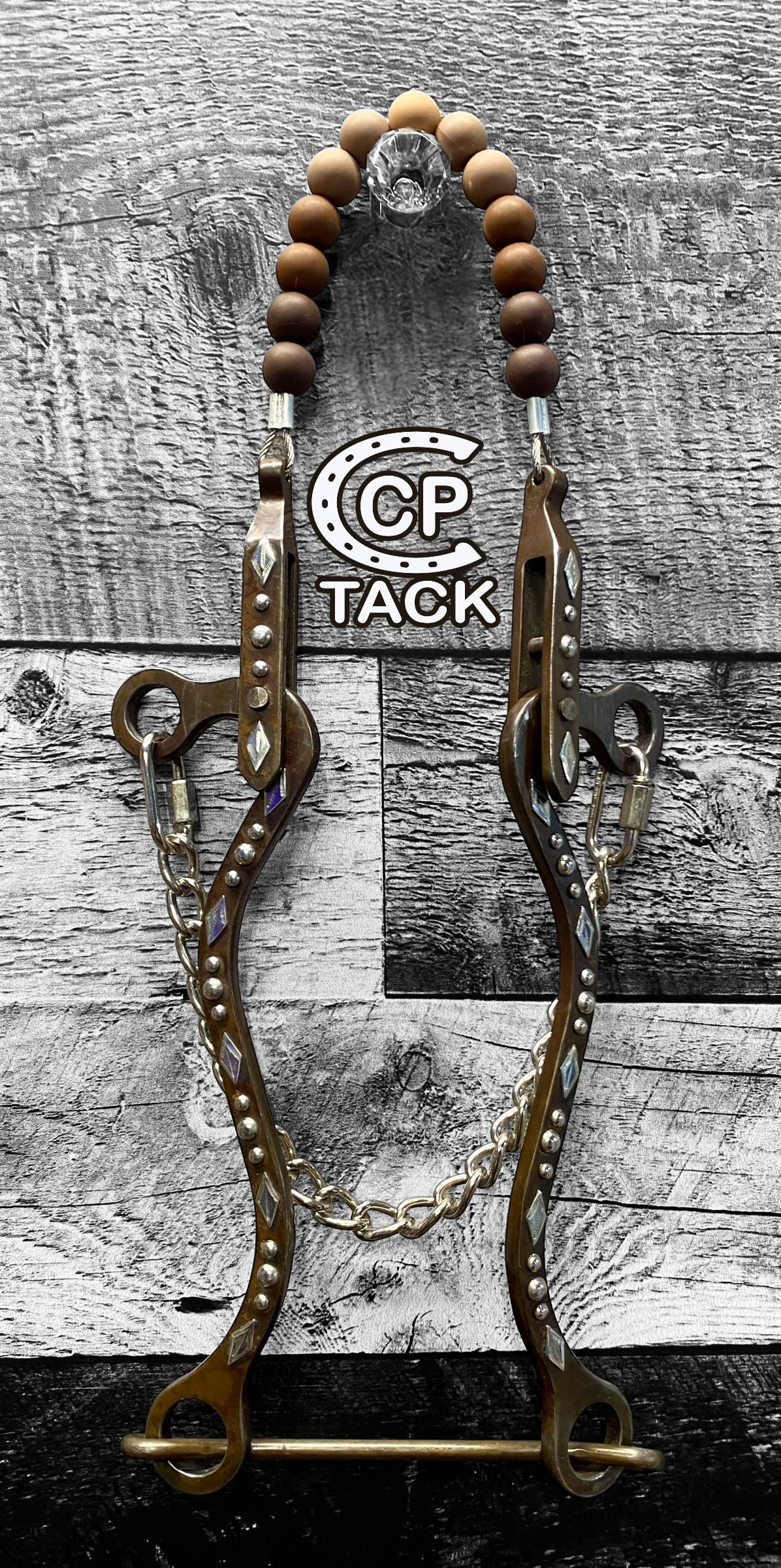 Silicone Beaded Mechanical Hackamore - BITLESS