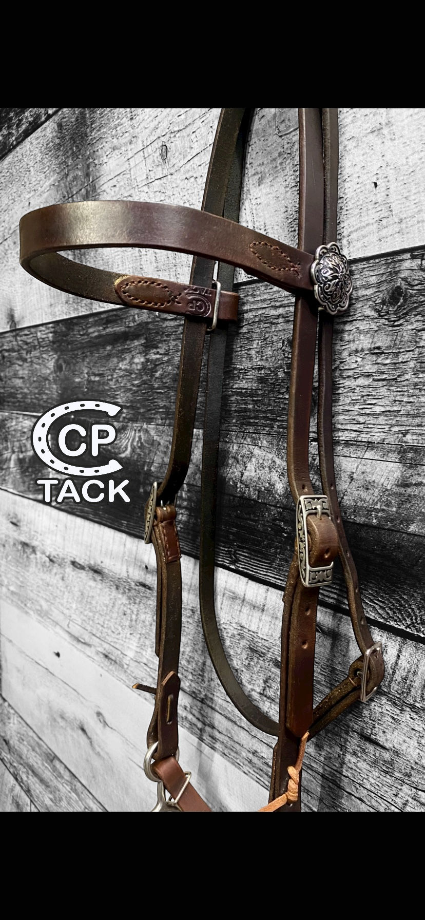 Thumbnail: Leather Headstall with Browband