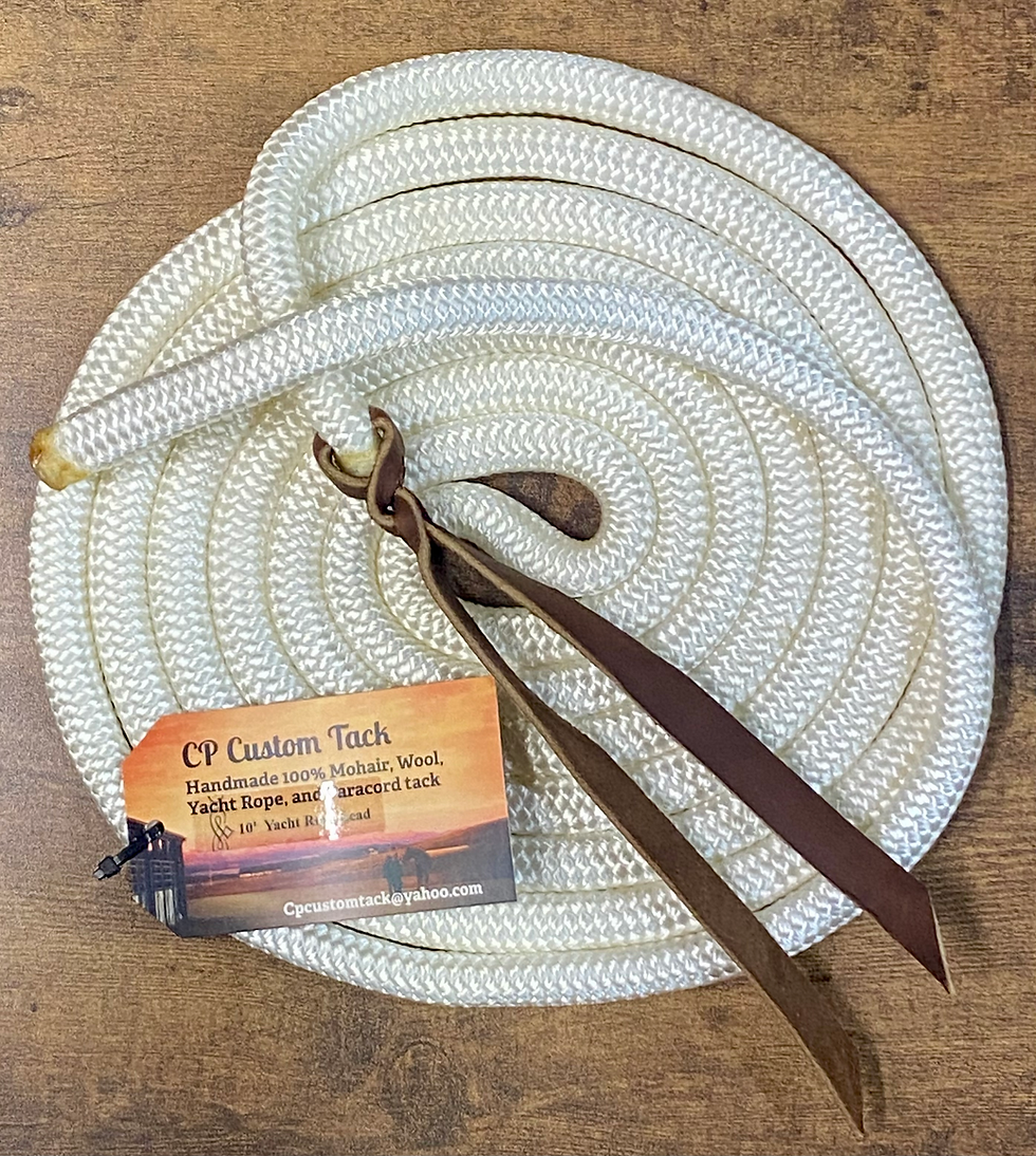 Thumbnail: Custom Yacht Rope Leads - by the foot - WHITE