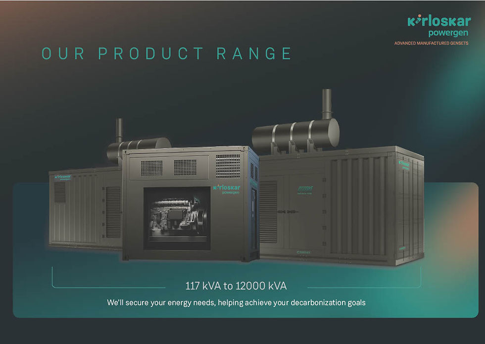 Thumbnail: Kirloskar OPTIPRIME Dual Core PV6 1000 kVA