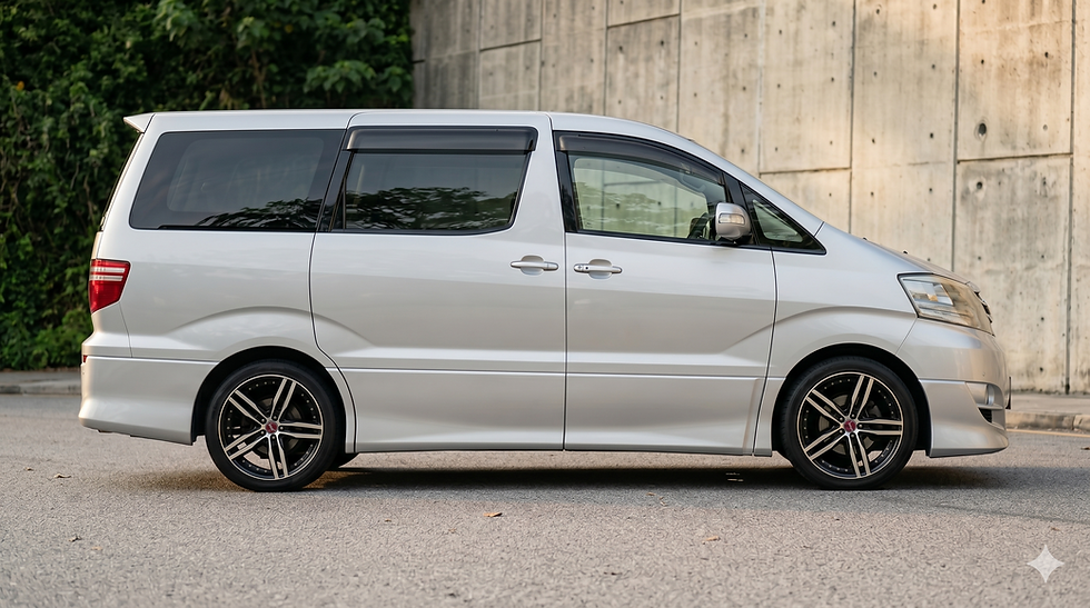 縮圖：Toyota Alphard Silver 2007