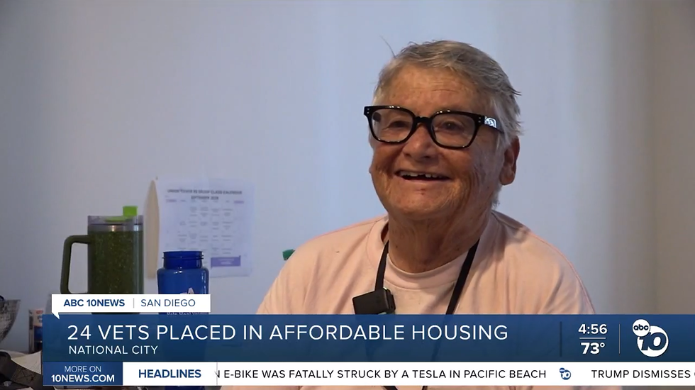 ABC 10 News | Vets Placed In Affordable Housing - Union Tower