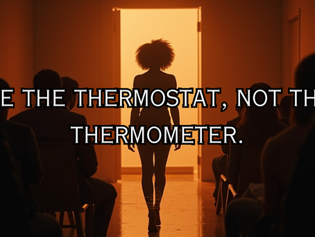 Be the Thermostat, Not the Thermometer: How to Set the Energy Instead of Absorbing It