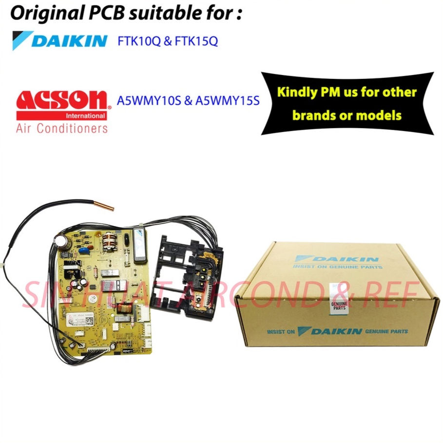 Daikin Inverter PCB FTK10/15Q @ Acson PCB A5WMY10/15S PC Board IC Board