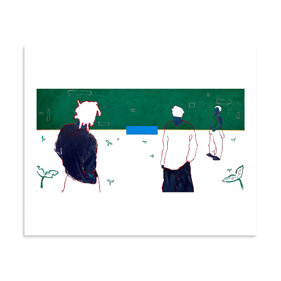 Thumbnail: "Neither Here Nor There; A Lacuna" Art Print