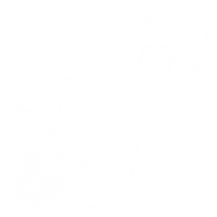 [CITYPNG.COM]Rocket White Silhouette Icon FREE PNG - 2000x2000.png