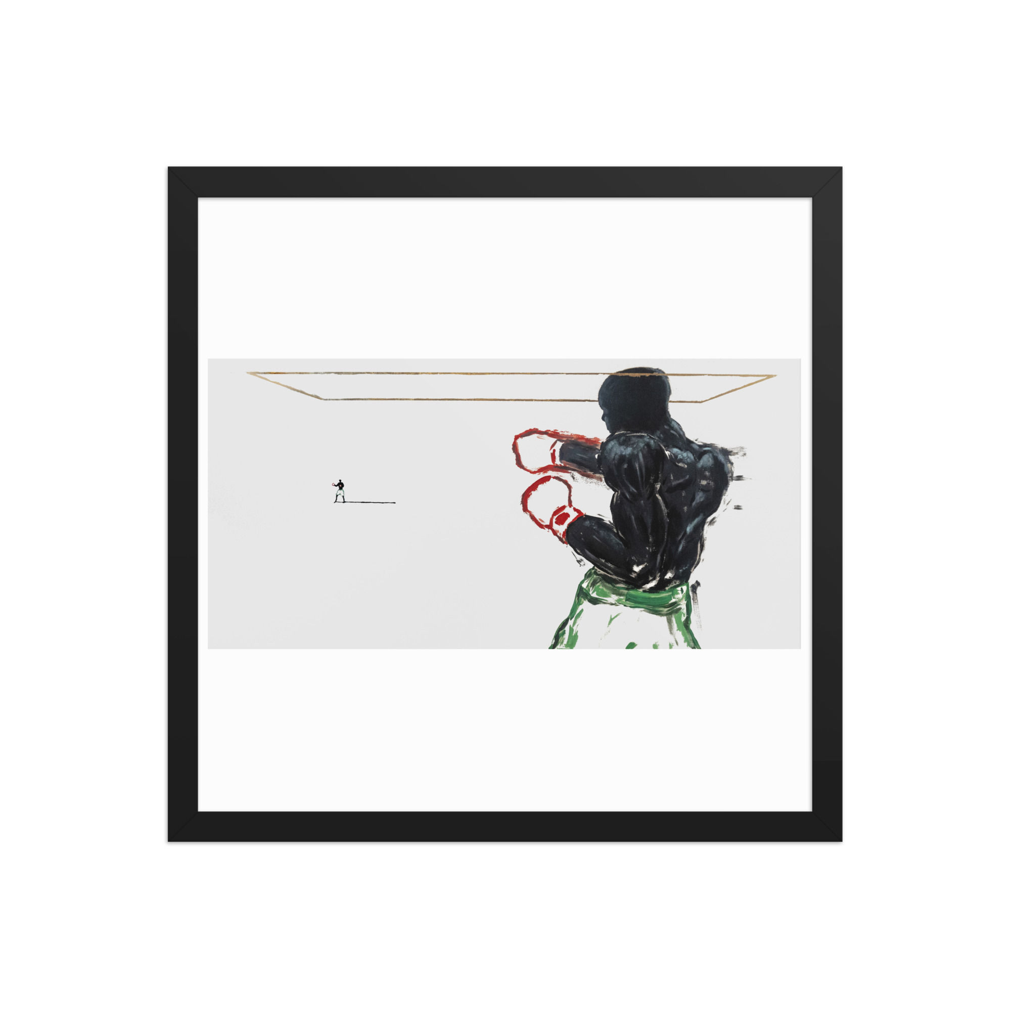 "The Boxer" Framed Art Print