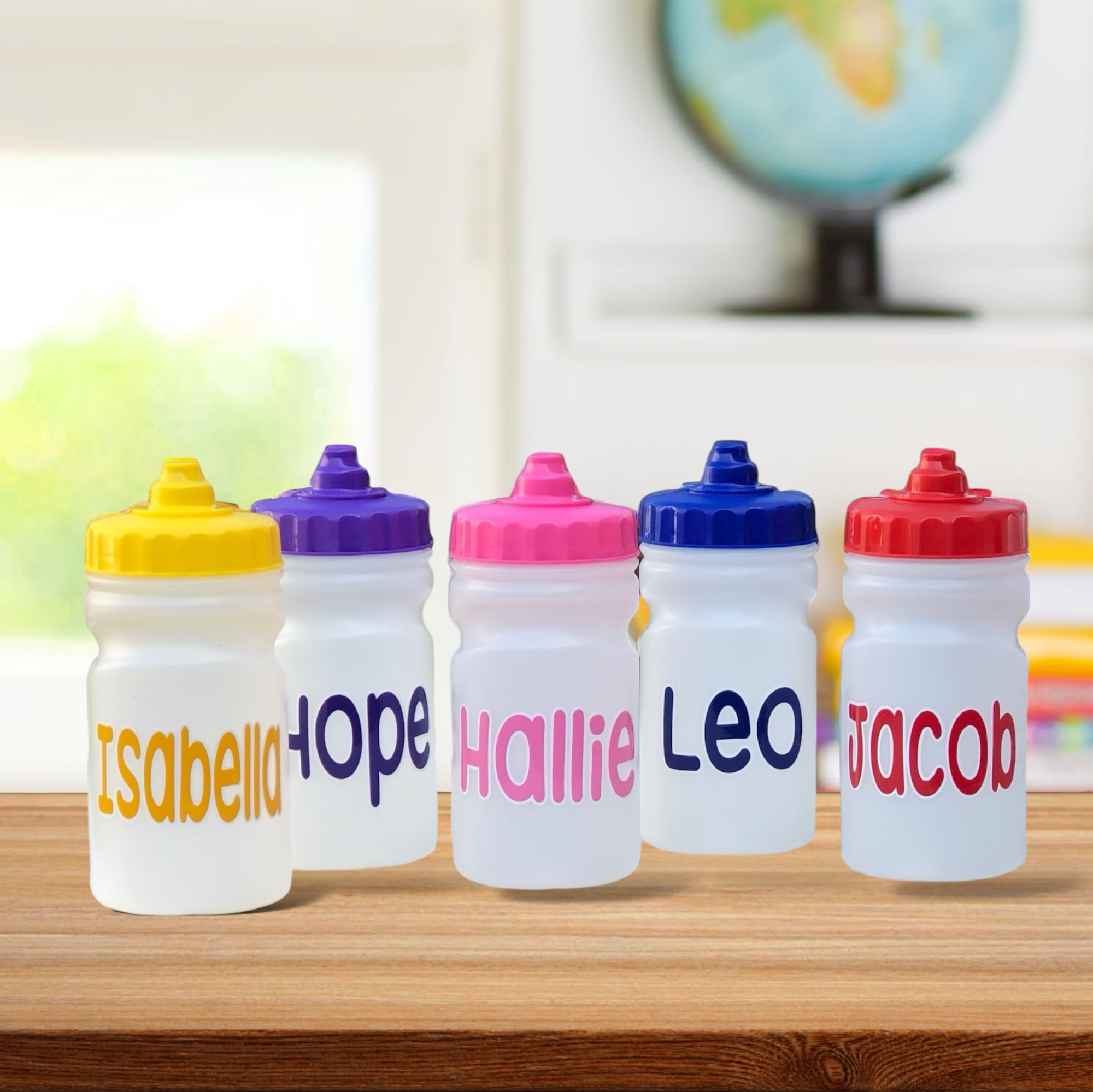 DA300: 300ml personalised bottle with demand activated top.