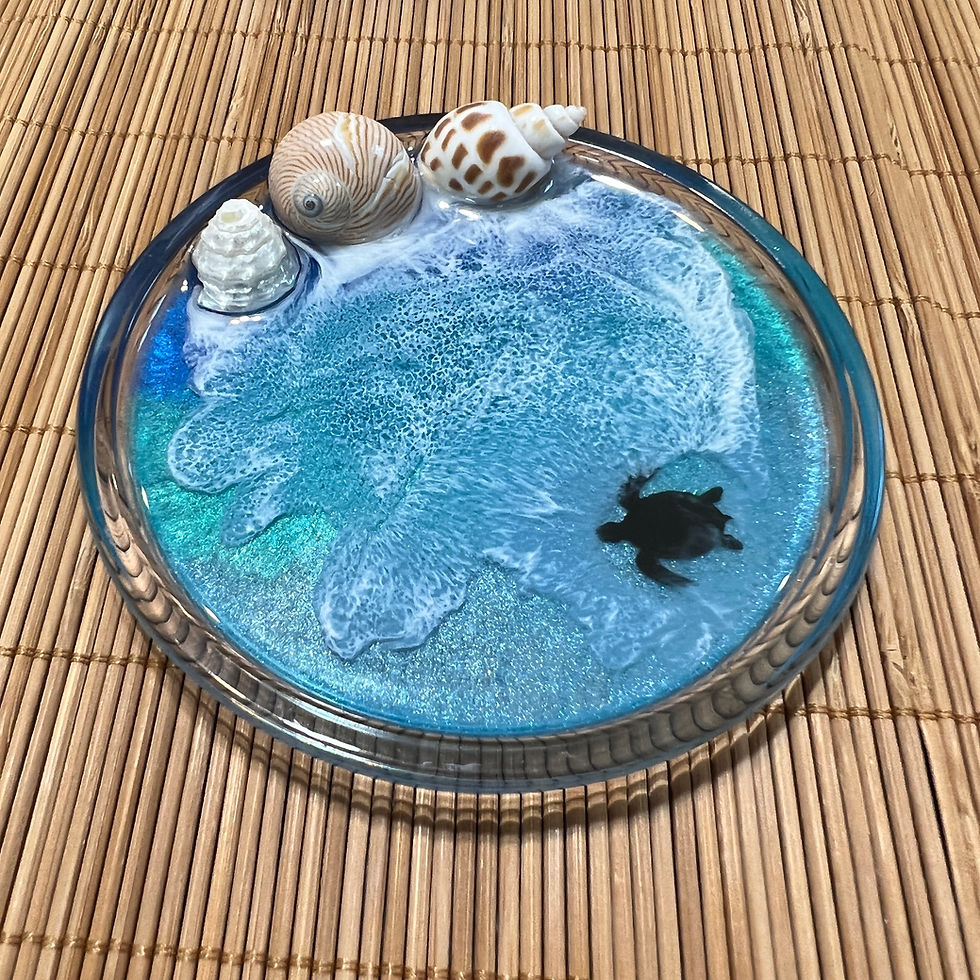 Thumbnail: Choose your Sea Life - 3D Silhouette Glass Trinket Tray