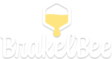Brakelbee logo - 2 color with drop shado