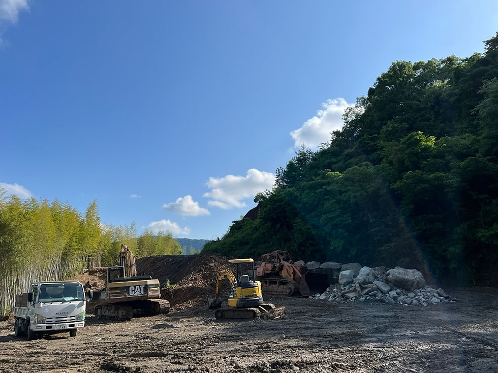 工事中の作業風景