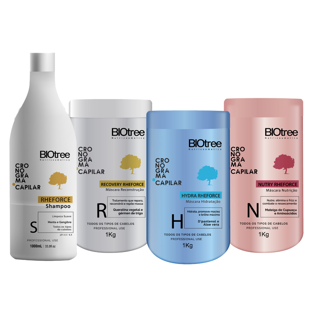 Cronograma de Tratamento Capilar Profissional - 1Kg - PARA USO DE PROFISSIONAIS