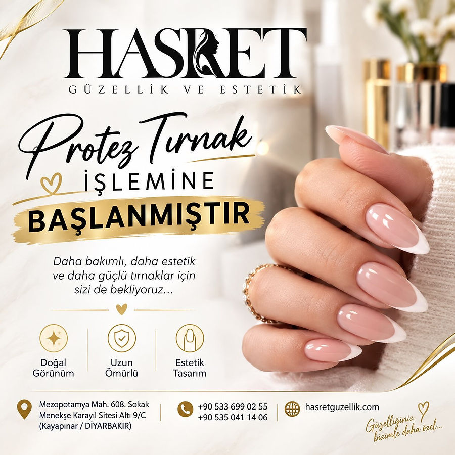 Hasret Güzellik ve Estetik — Protez tırnak paylaşımı