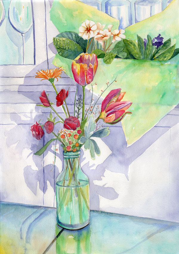 Tulips for the Super Bowl