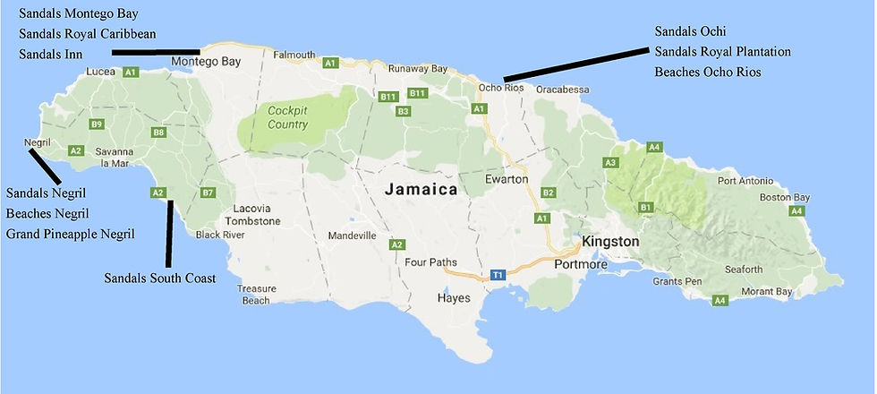 Jamaica resort locations