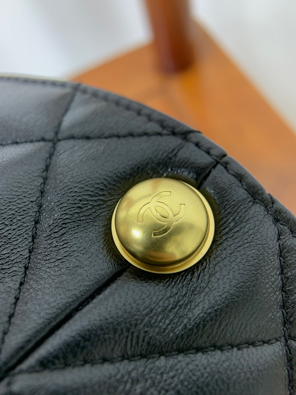 Thumbnail: Chanel 24P Hobo Side Button Close Up