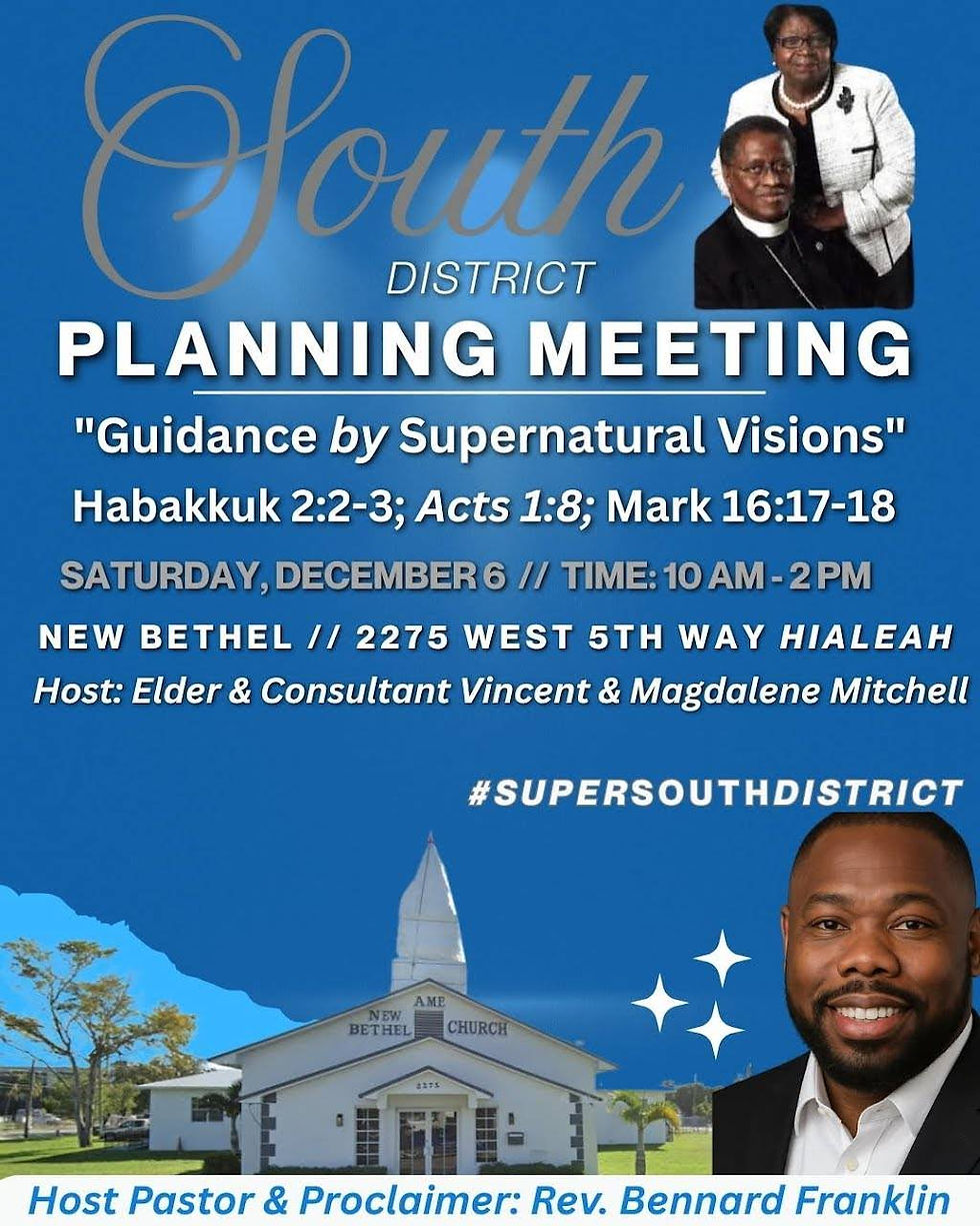 South District Planning Meeting