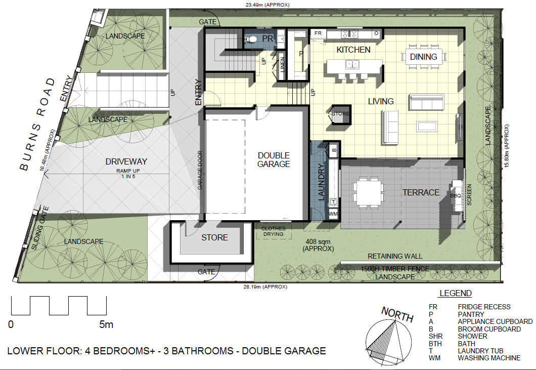 LOWER FLOOR - 32 BURNS ROAD