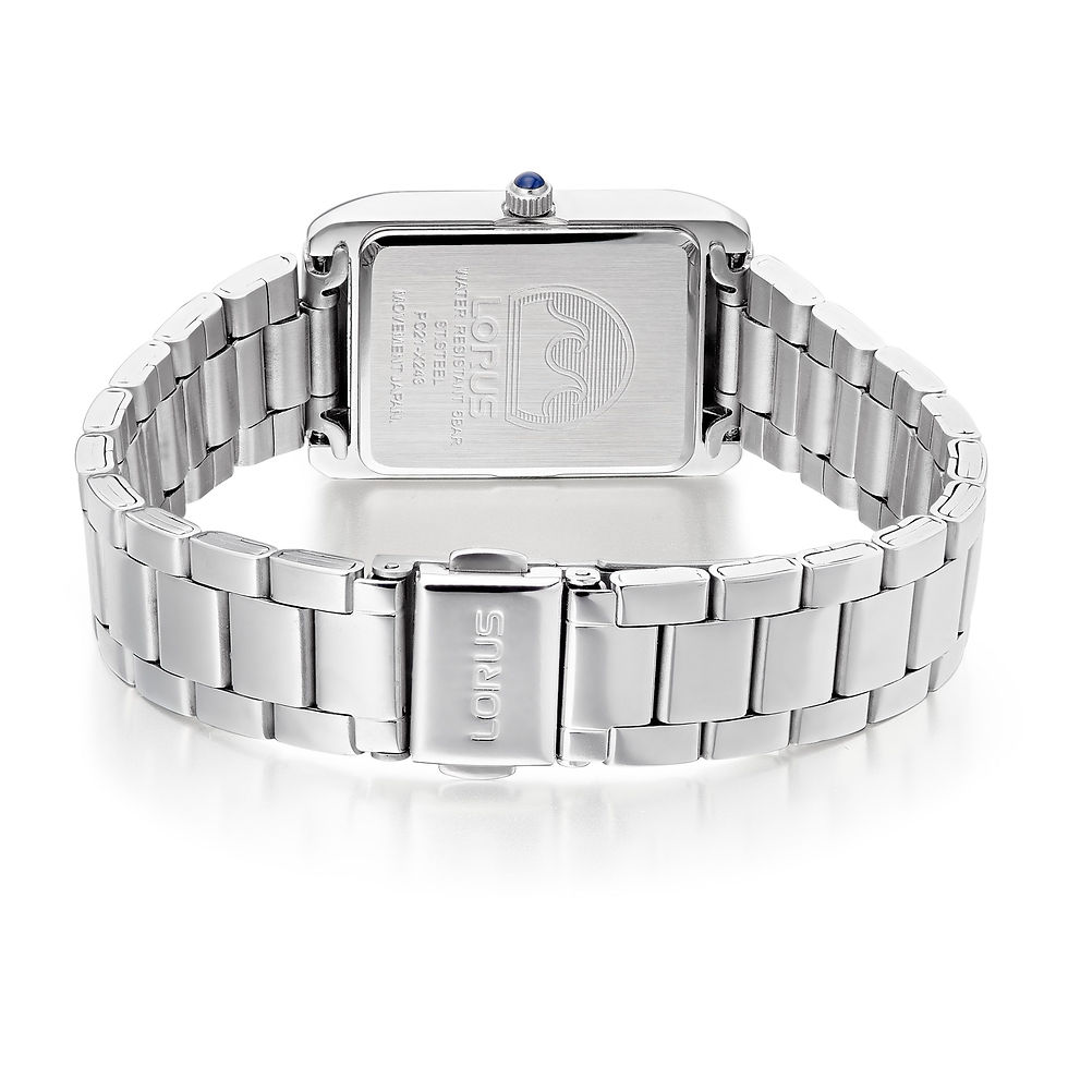 Thumbnail: Lorus Women’s Silver tone ‘Angular Elegance’ RG285VX9