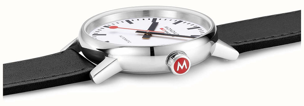 Thumbnail: Mondaine Evo2 Automatic, 40mm, black leather, MSE.40610.LB