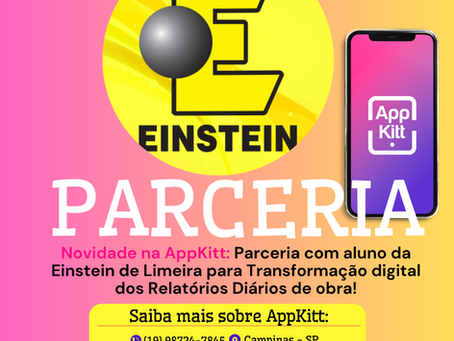 Novidade na AppKitt: Parceria com aluno da Einstein de Limeira para Transformação digital