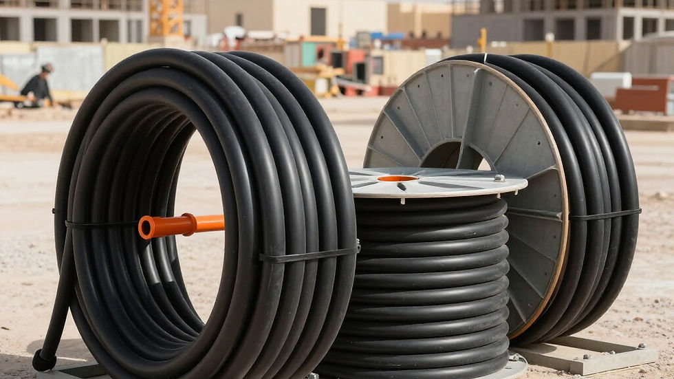 Heavy-duty industrial power cables for temporary deployment