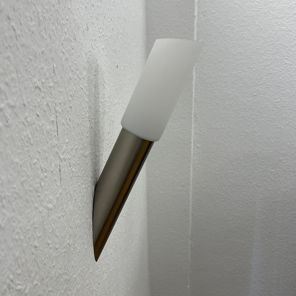 Miniaturbild: Böhmer Wandleuchte 1-fl. Silber 31147