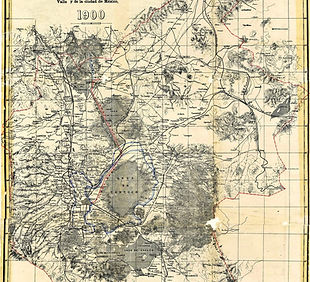 Carta Hidrográfica del Valle de México. 1900