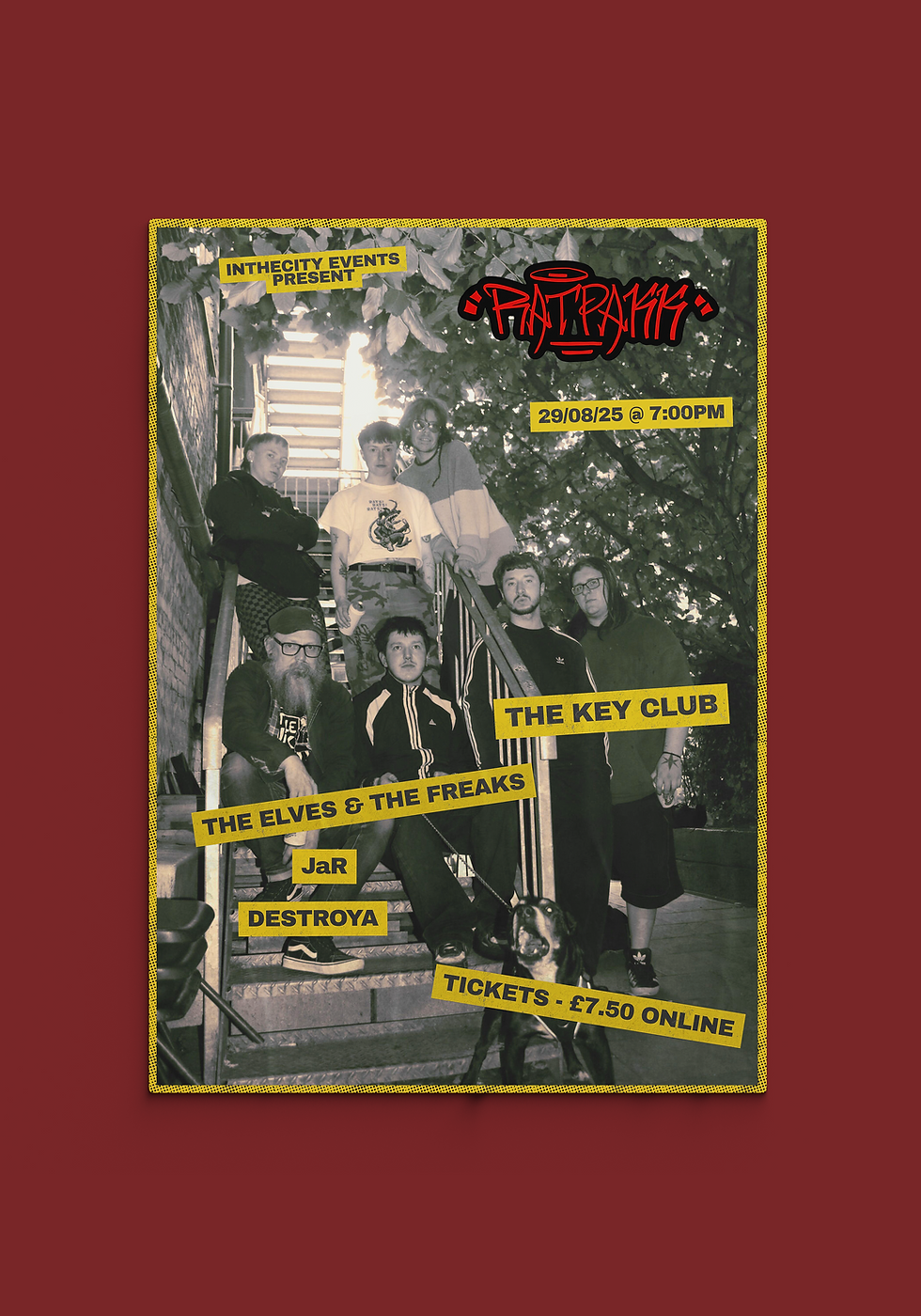 Rat Pakk + The Elves & The Freaks + JaR + Destroya