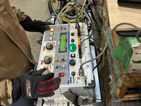 太陽光発電に伴うOVGR.RPR試験を実施