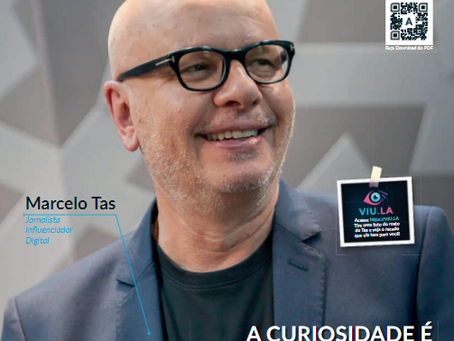 Marcelo Tas, o curioso, na revista Empreende