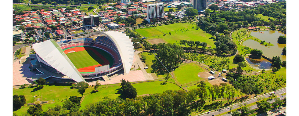 The National stadium of Costa Rica from above
