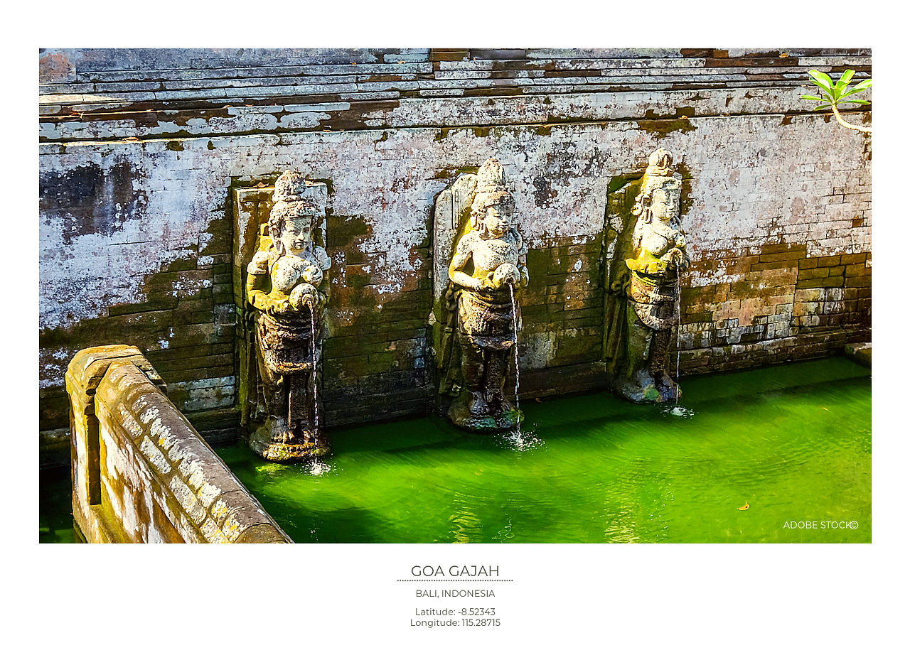 Goa Gajah Bali Carving