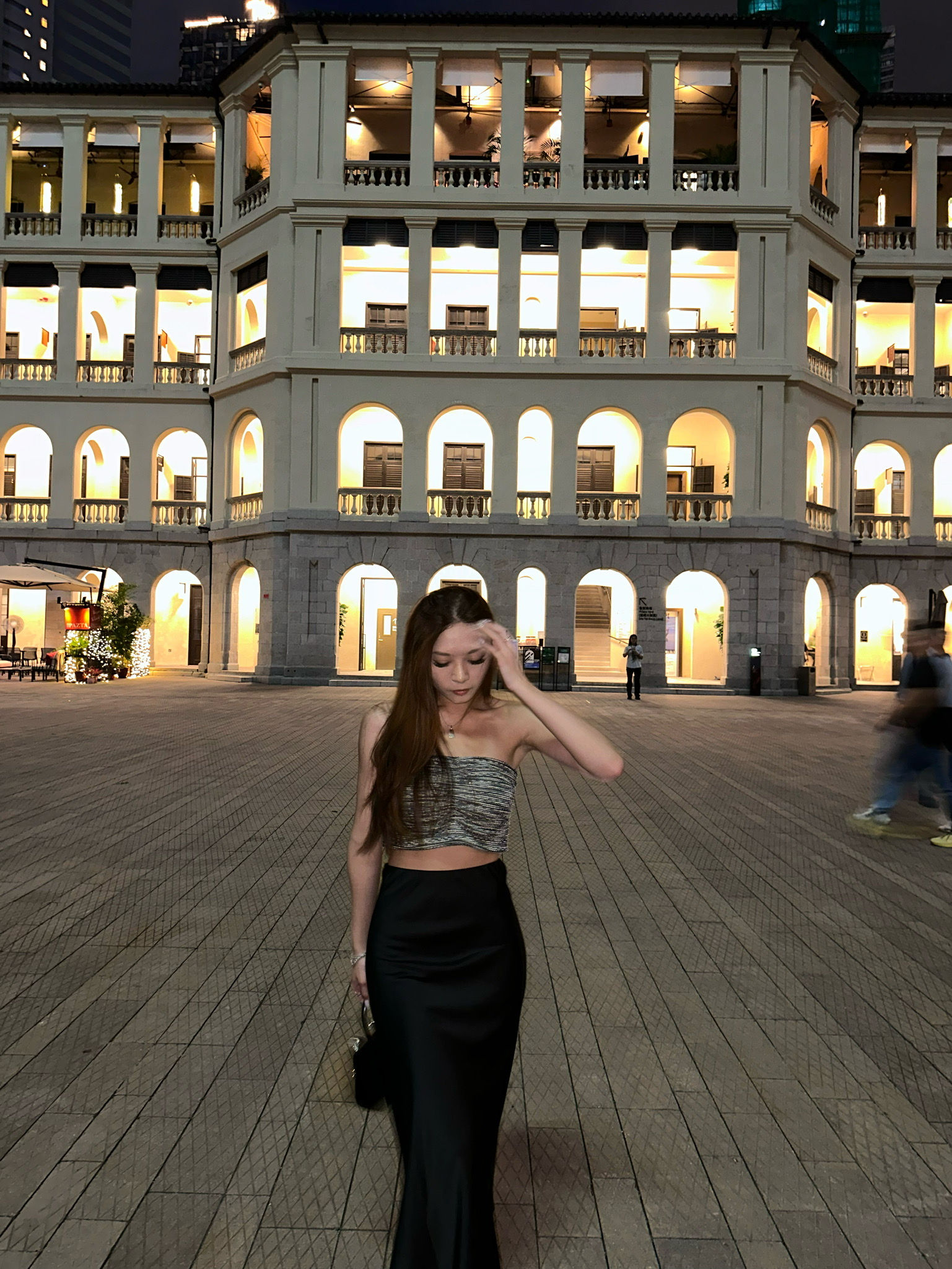 Knit tube top
