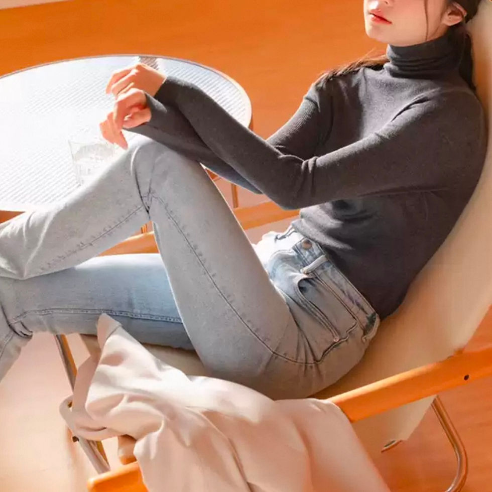縮圖：high neck long sleeve