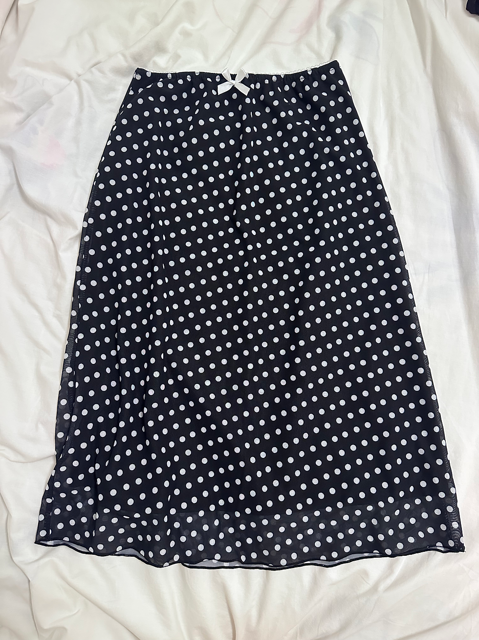 Thumbnail: Poky Dot Midi Skirt