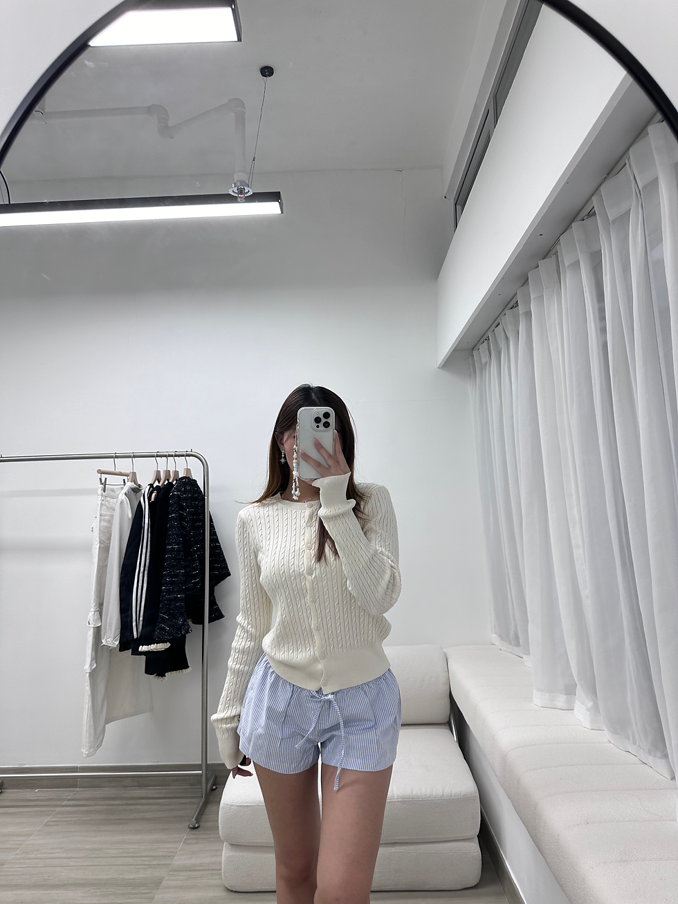 Thumbnail: striped pj shorts