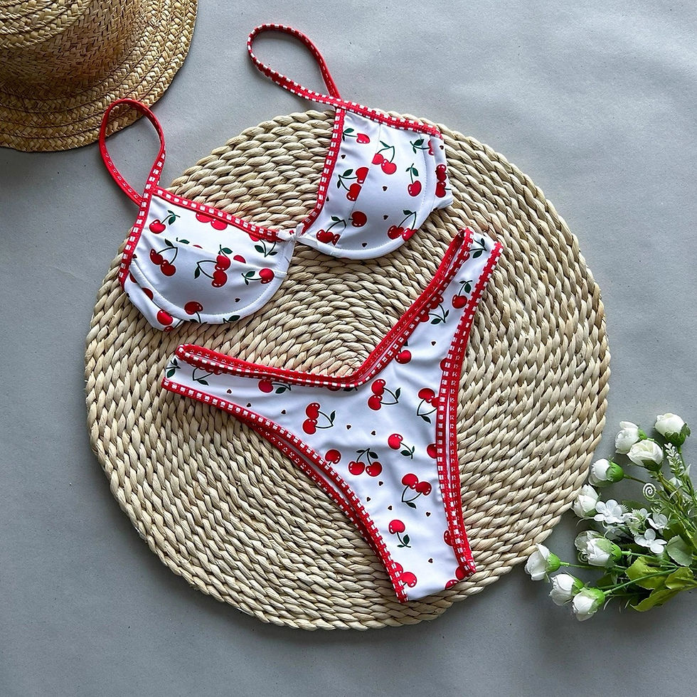 Thumbnail: Cherry bikini set