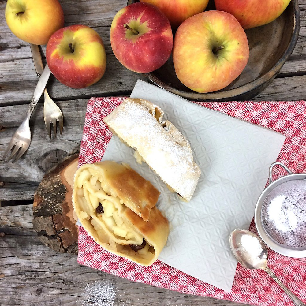 Glutenfreier Apfelstrudel