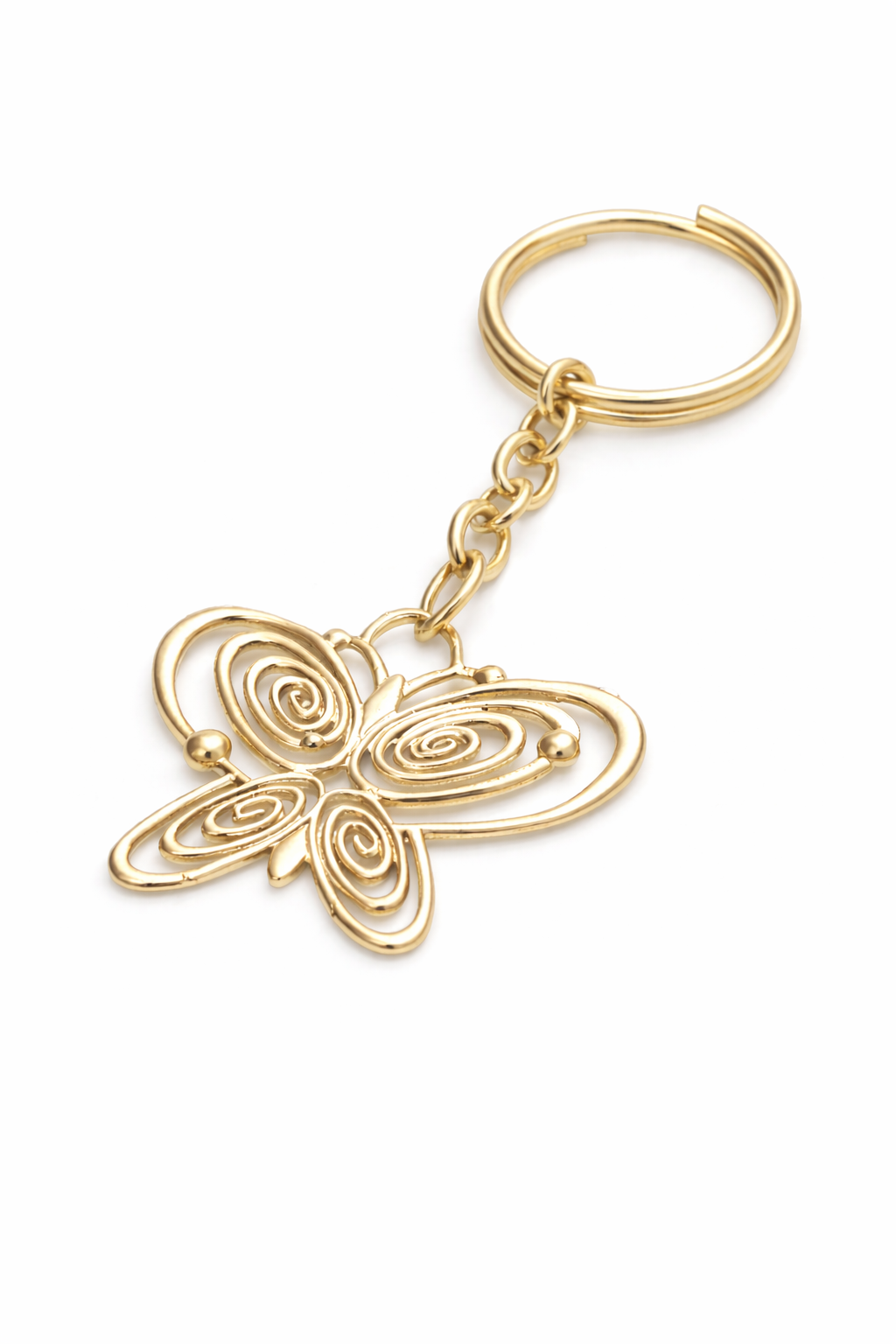 Kelebek Altın Anahtarlık