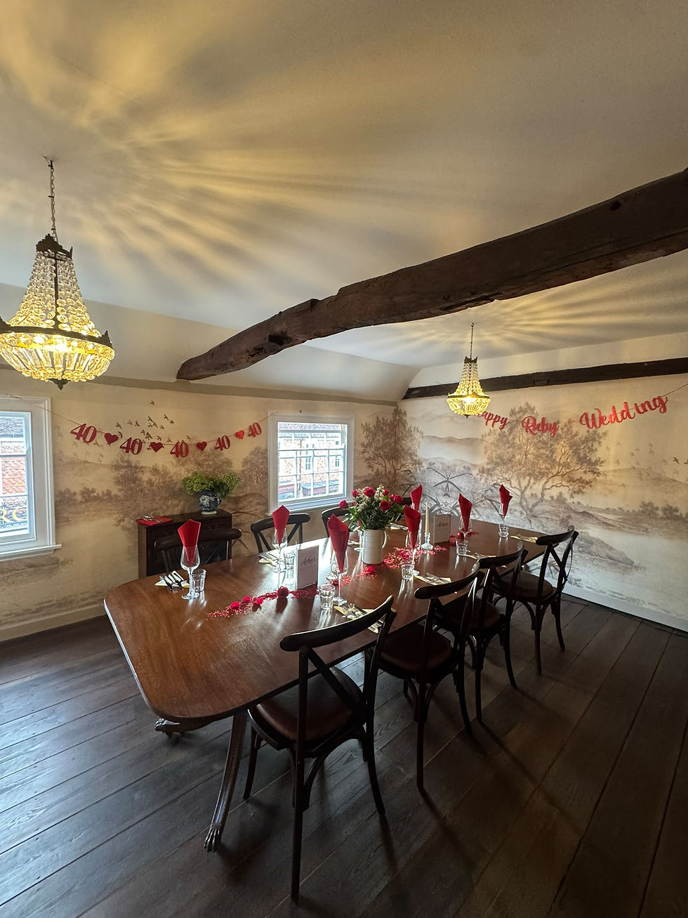 Celebration dinners in the private dining space at Arthur's Cranbrook