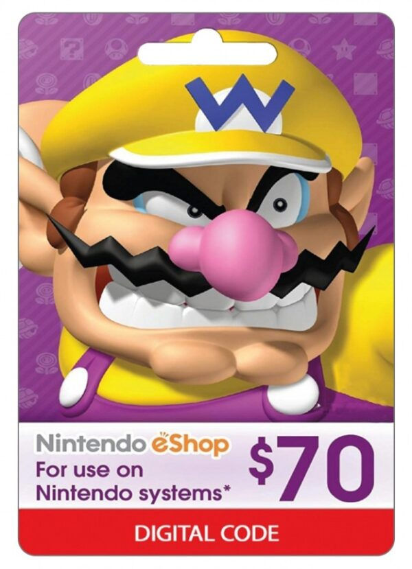 GIFT CARD $70 USA NINTENDO