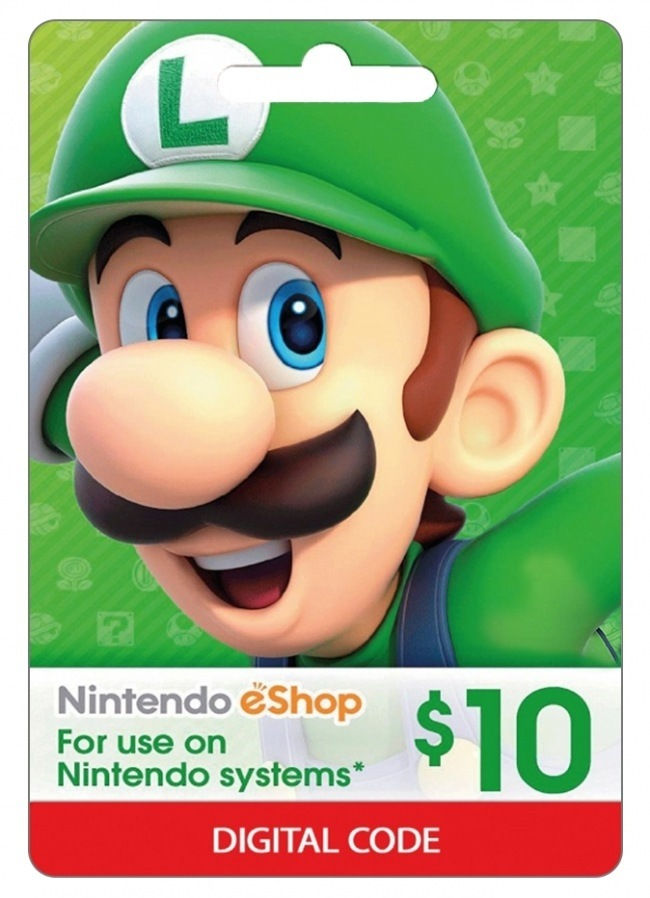 GIFT CARD $10 USA NINTENDO